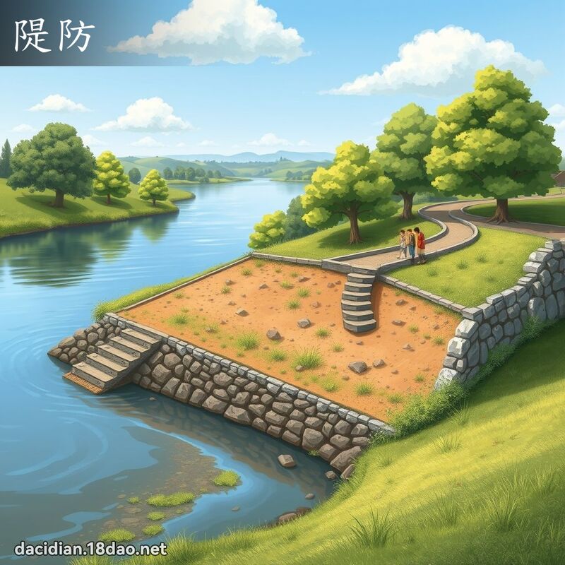 隄防 - 國語大辭典配圖