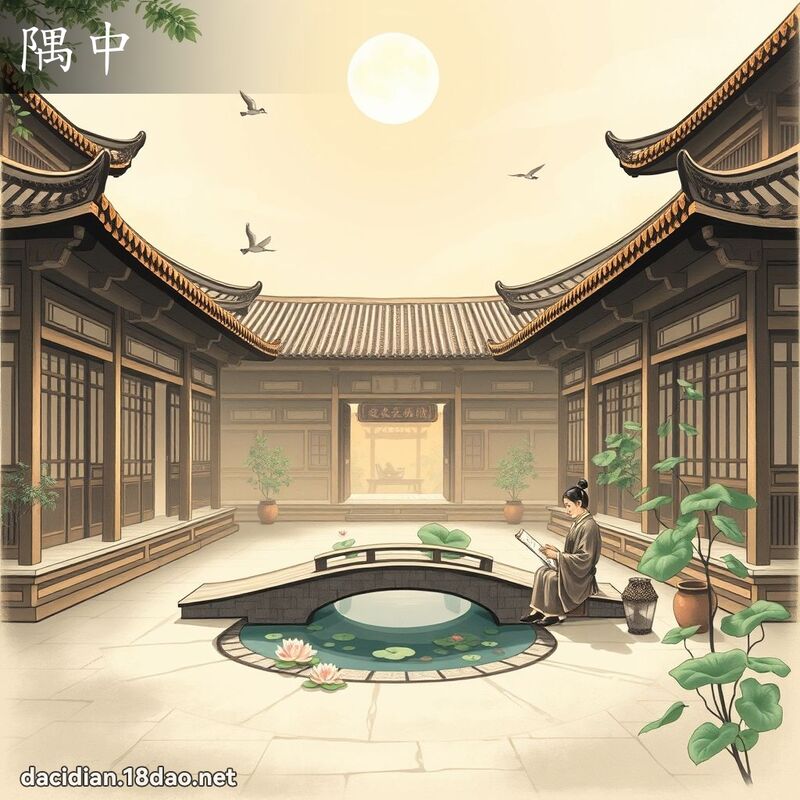 隅中 - 国语大辞典配图