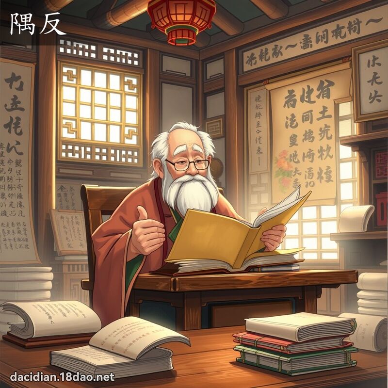 隅反 - 國語大辭典配圖