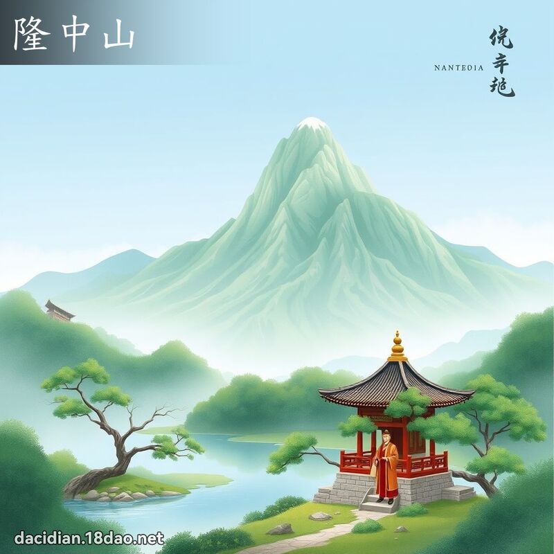 隆中山 - 国语大辞典配图