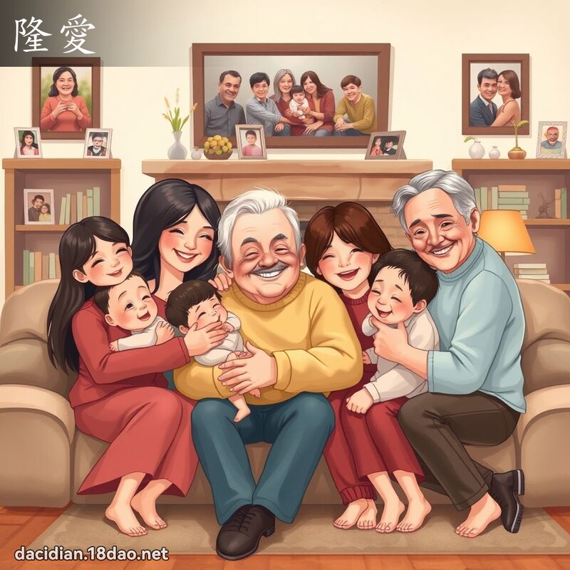 隆愛 - 國語大辭典配圖