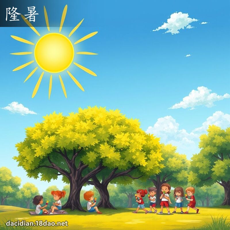 隆暑 - 国语大辞典配图