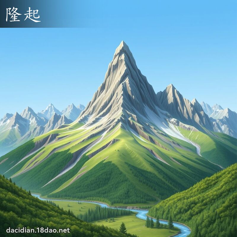 隆起 - 国语大辞典配图