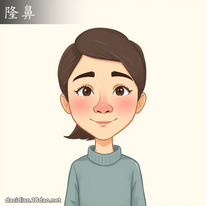 隆鼻 - 国语大辞典配图