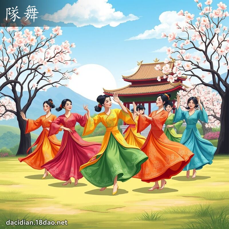 隊舞 - 國語大辭典配圖