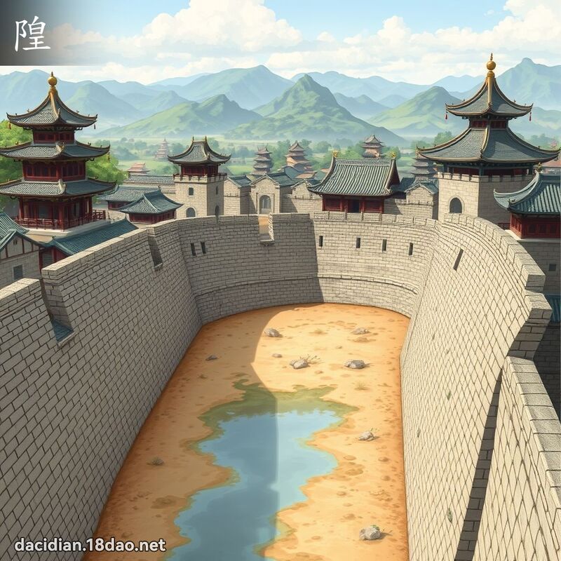 隍 - 國語大辭典配圖