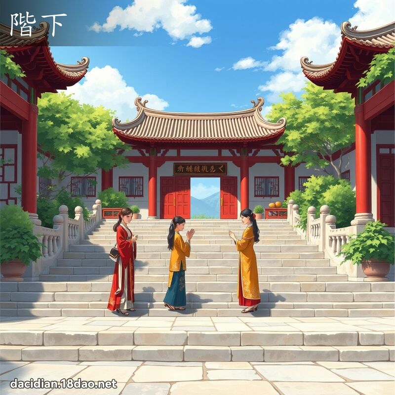 階下 - 國語大辭典配圖