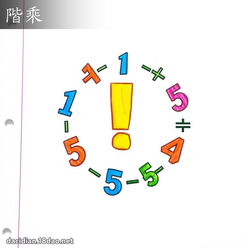阶乘 - 国语大辞典配图