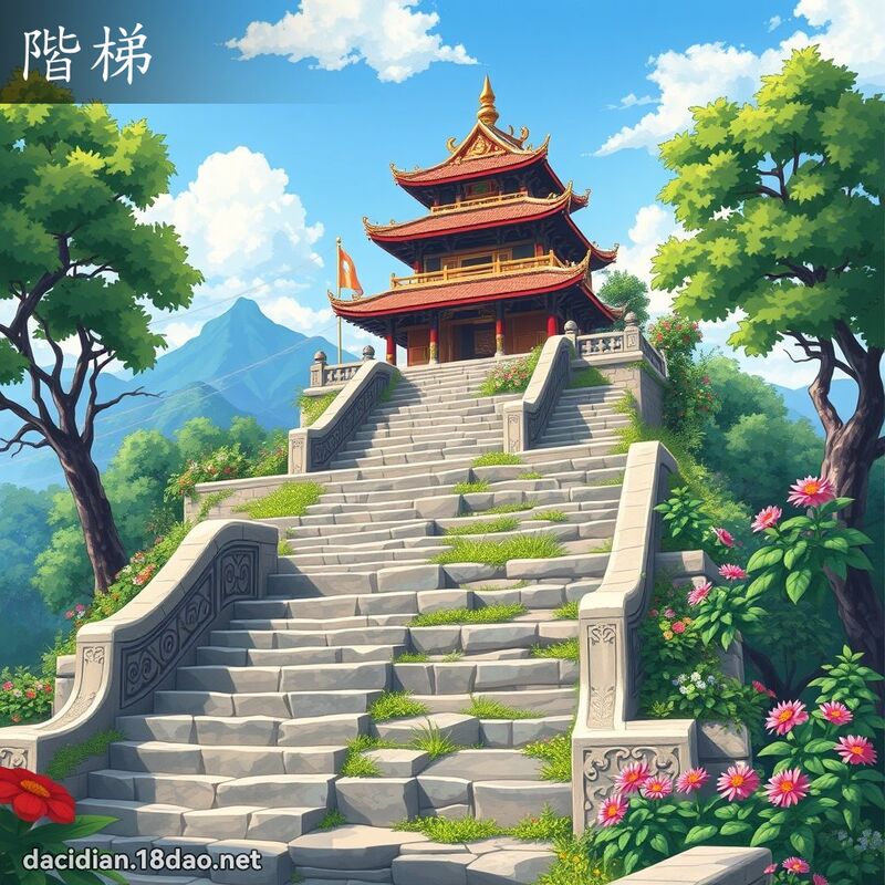 階梯 - 國語大辭典配圖