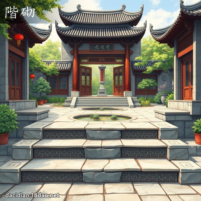 阶砌 - 国语大辞典配图