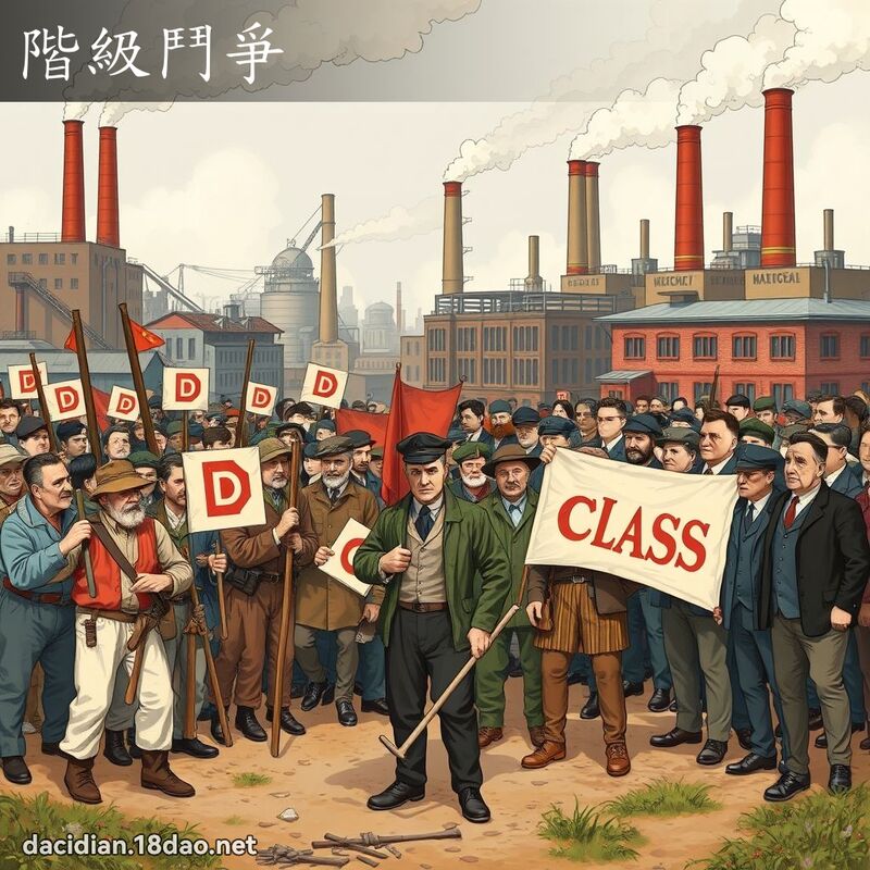 階級鬥爭 - 國語大辭典配圖