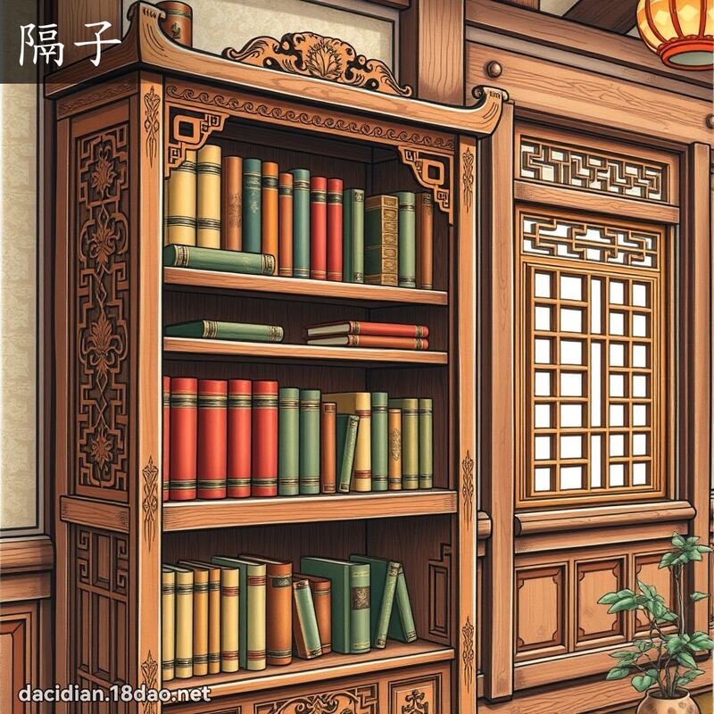 隔子 - 国语大辞典配图