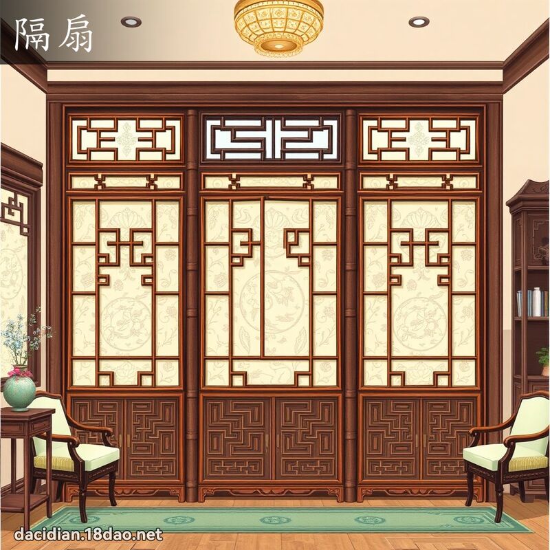 隔扇 - 国语大辞典配图