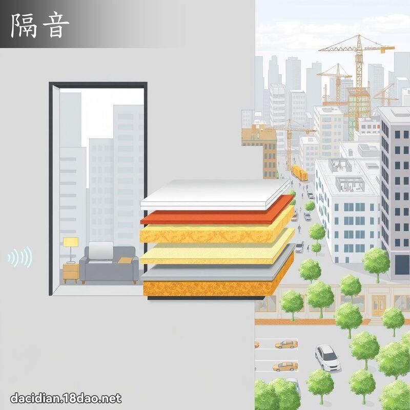 隔音 - 国语大辞典配图