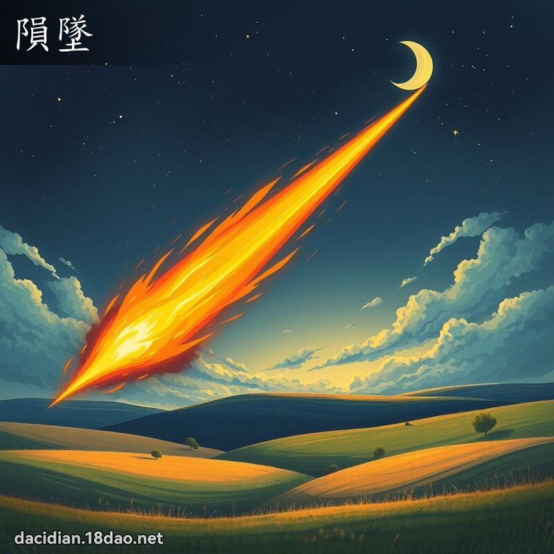 陨坠 - 国语大辞典配图
