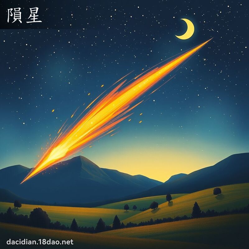 陨星 - 国语大辞典配图