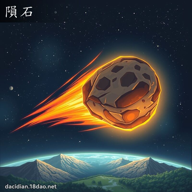 隕石 - 國語大辭典配圖