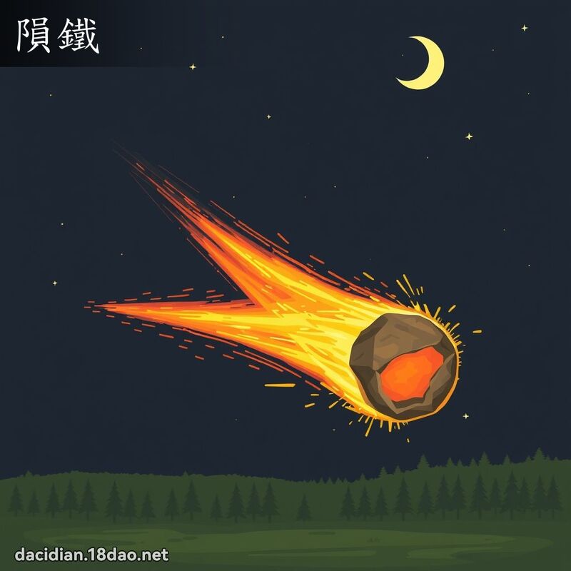 隕鐵 - 國語大辭典配圖