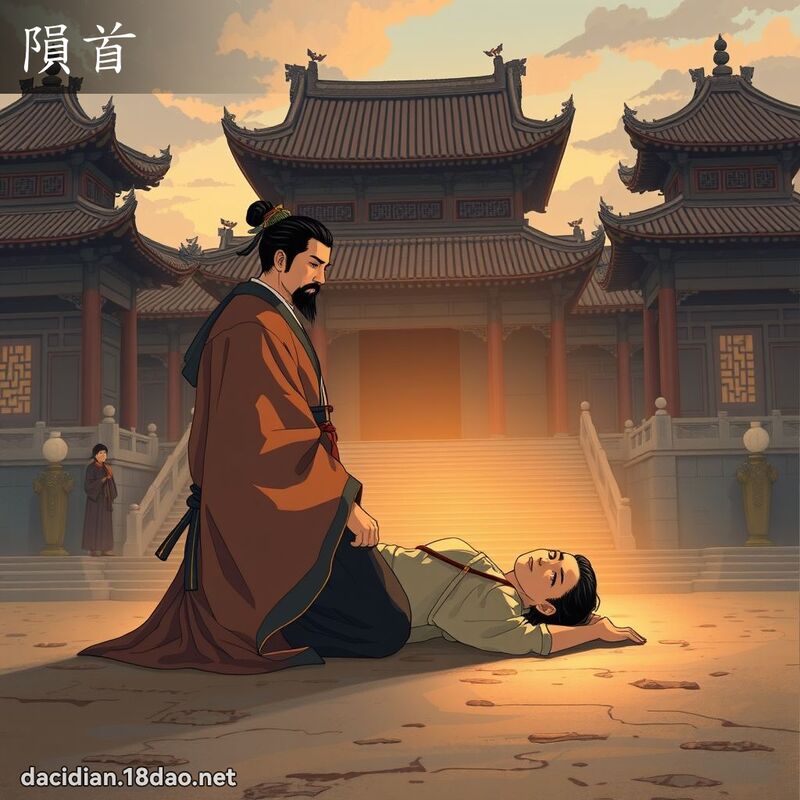 隕首 - 國語大辭典配圖