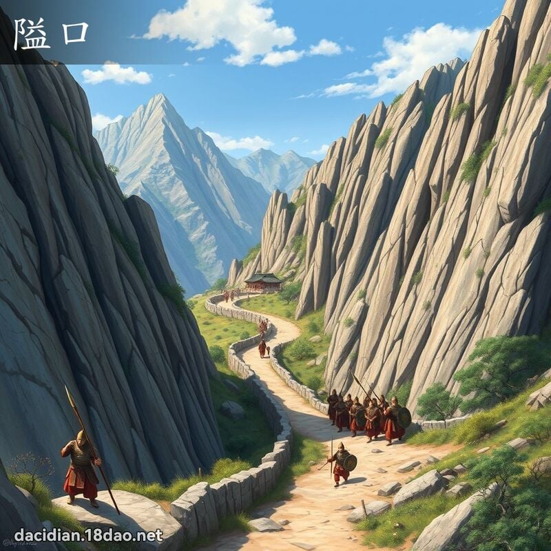 隘口 - 国语大辞典配图