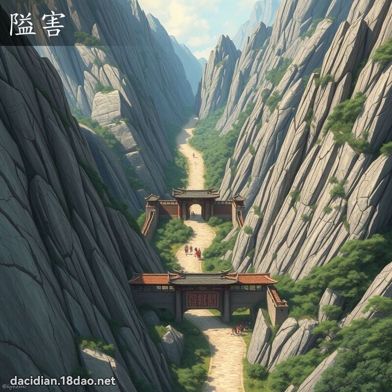 隘害 - 国语大辞典配图