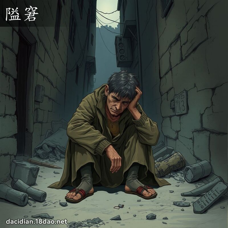 隘窘 - 國語大辭典配圖