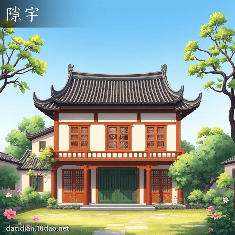 隙宇 - 国语大辞典配图