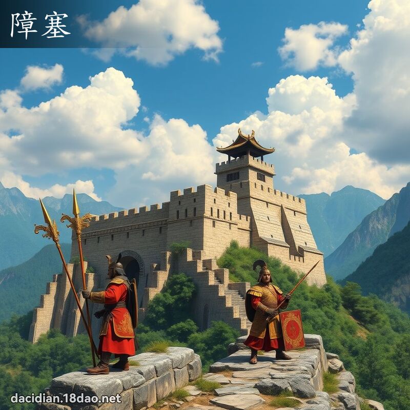障塞 - 国语大辞典配图