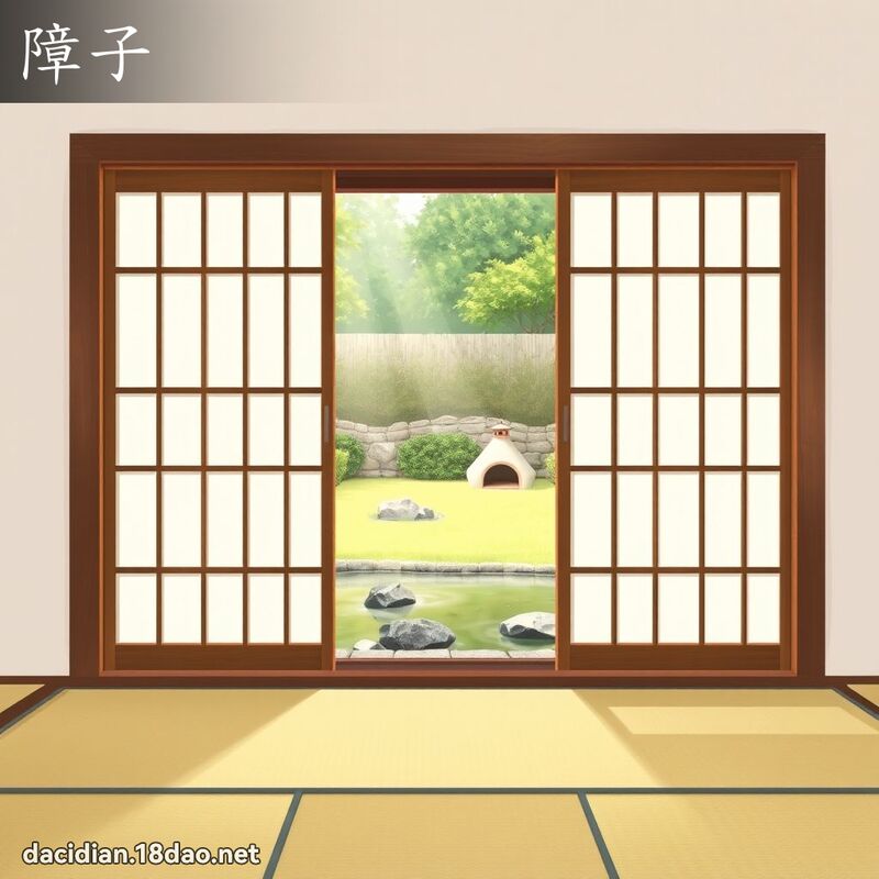 障子 - 国语大辞典配图