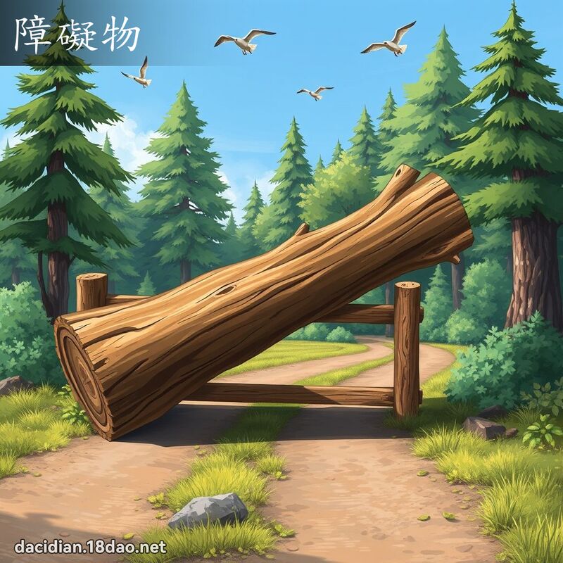 障礙物 - 國語大辭典配圖