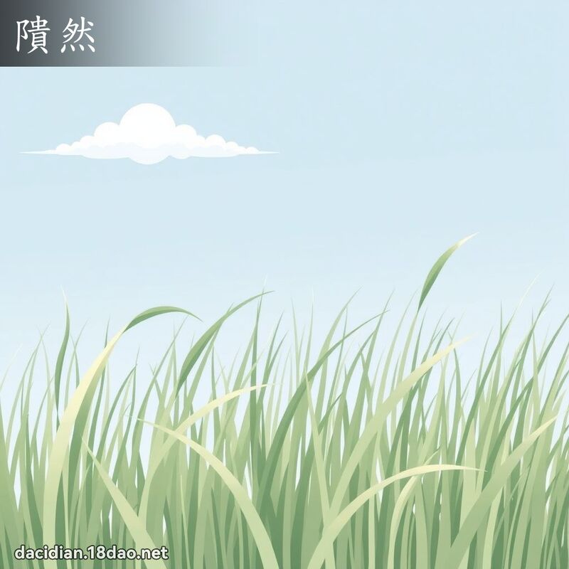 隤然 - 国语大辞典配图