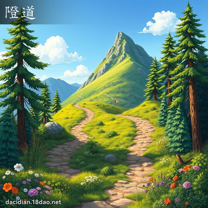隥道 - 国语大辞典配图