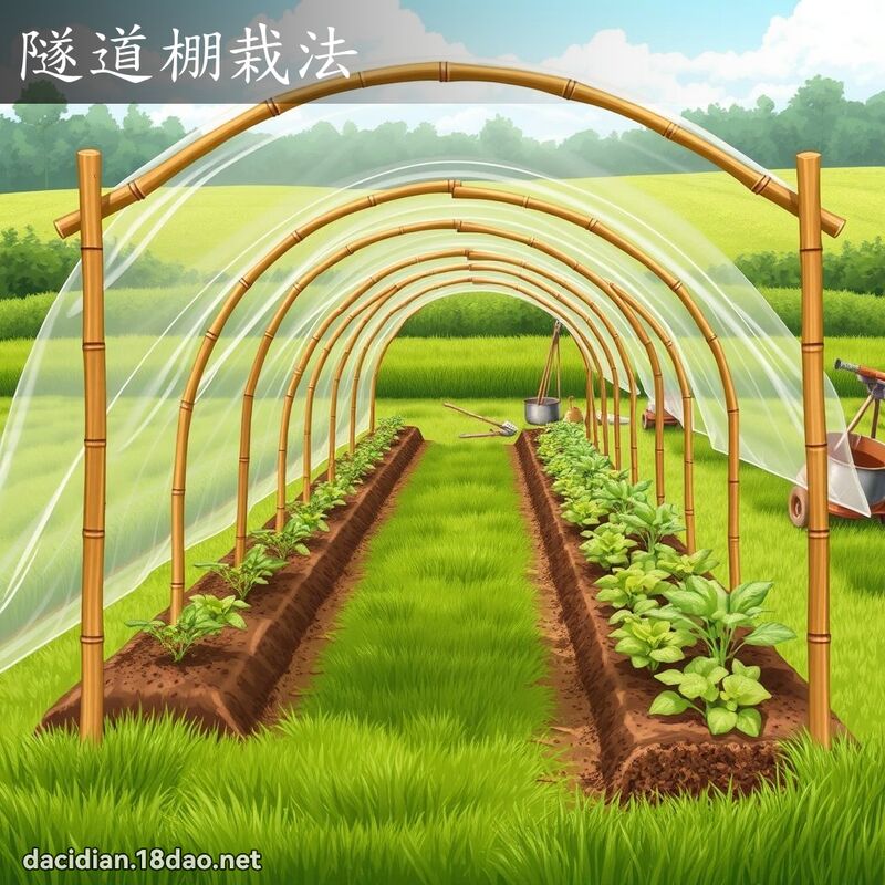隧道棚栽法 - 国语大辞典配图