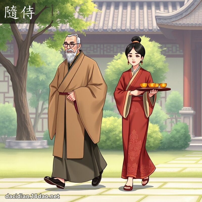 隨侍 - 国语大辞典配图