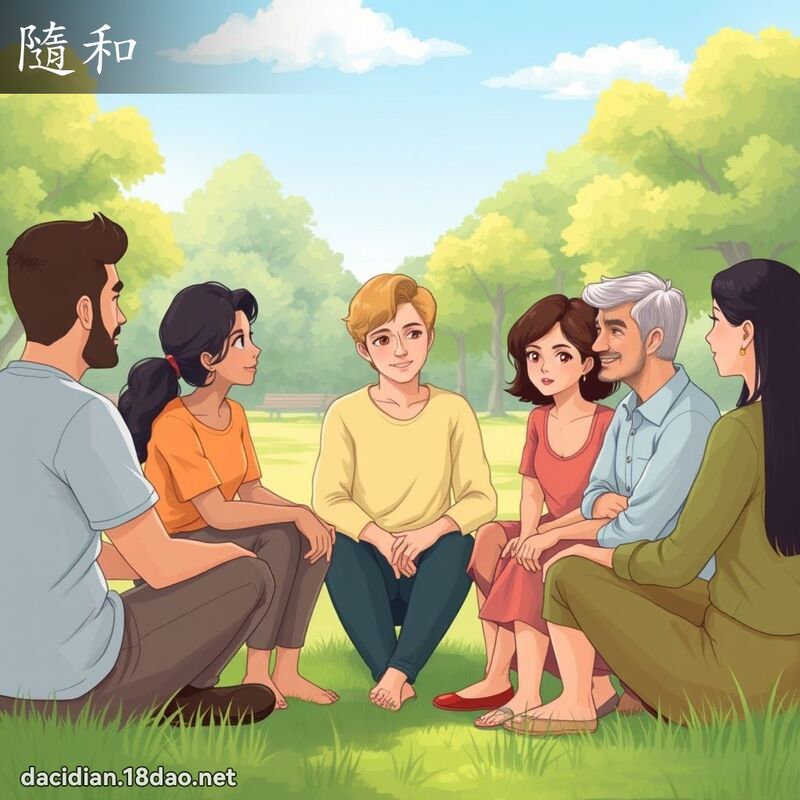 詞語: 隨和 (多意詞)