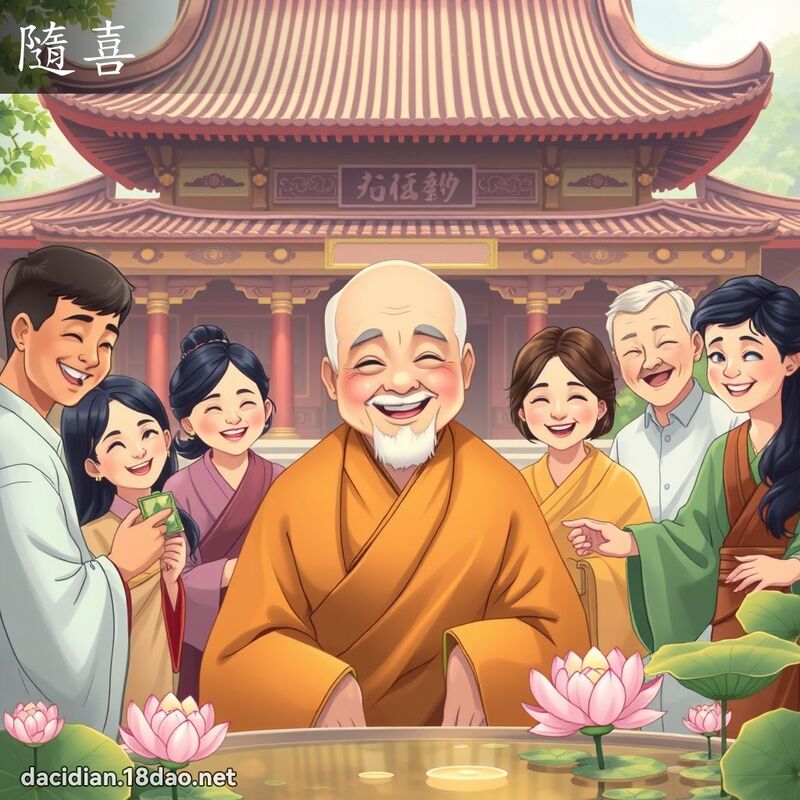 隨喜 - 國語大辭典配圖