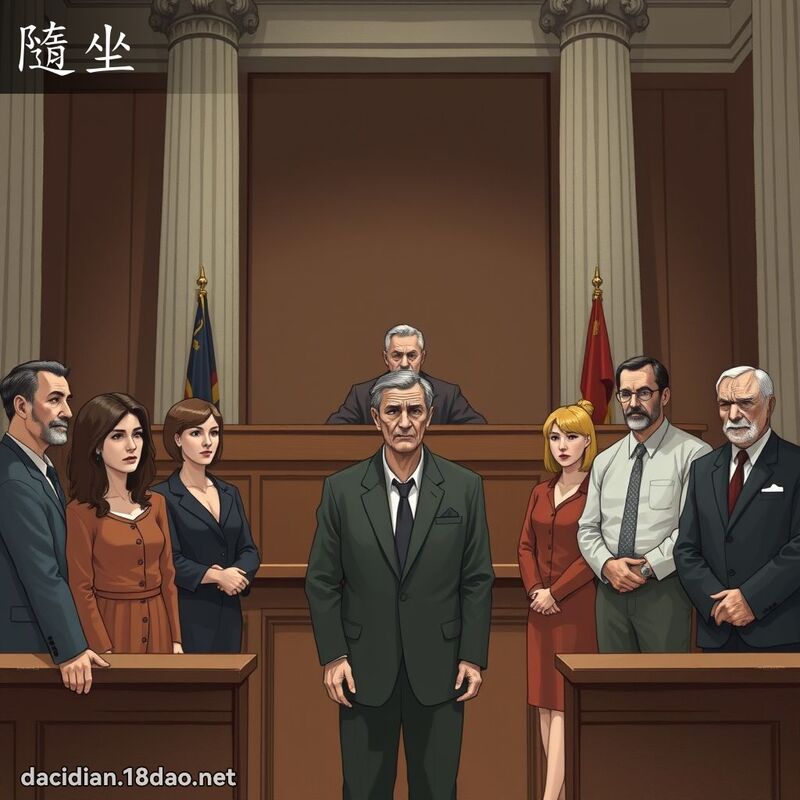 隨坐 - 國語大辭典配圖
