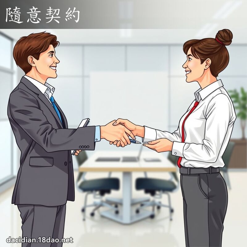 隨意契約 - 國語大辭典配圖