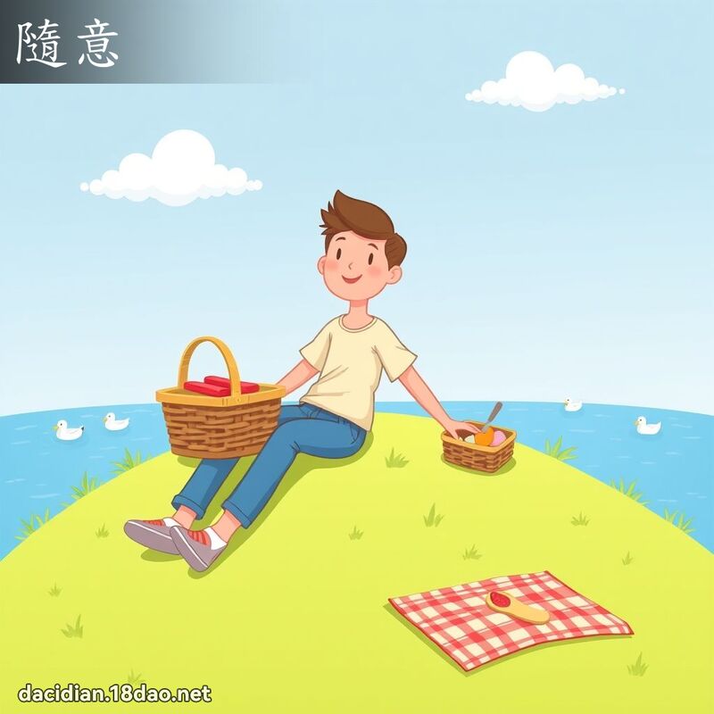 隨意 - 國語大辭典配圖