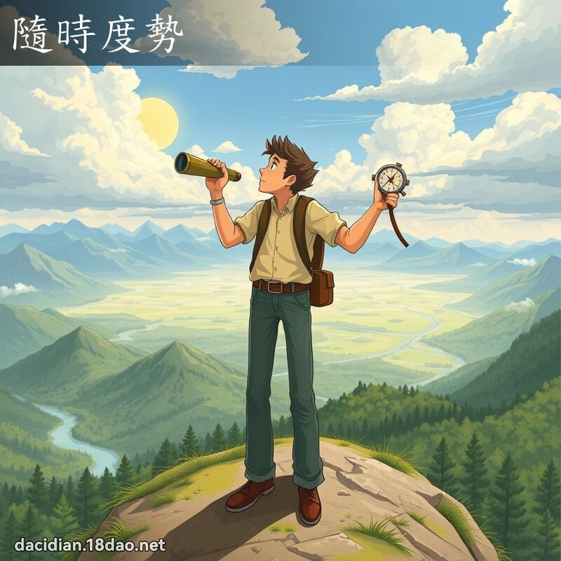 隨時度勢 - 國語大辭典配圖