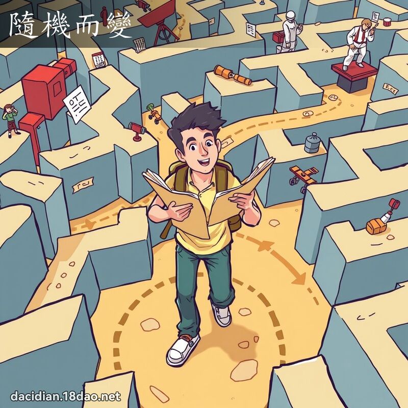 隨机而变 - 国语大辞典配图