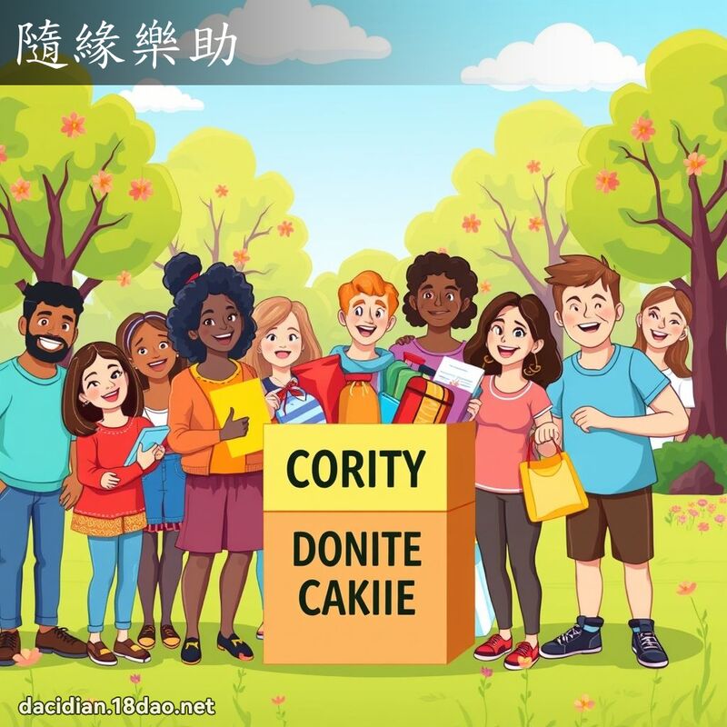 隨緣樂助 - 國語大辭典配圖