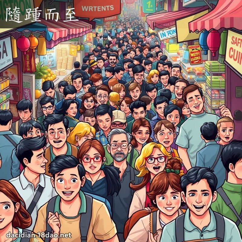 隨踵而至 - 國語大辭典配圖
