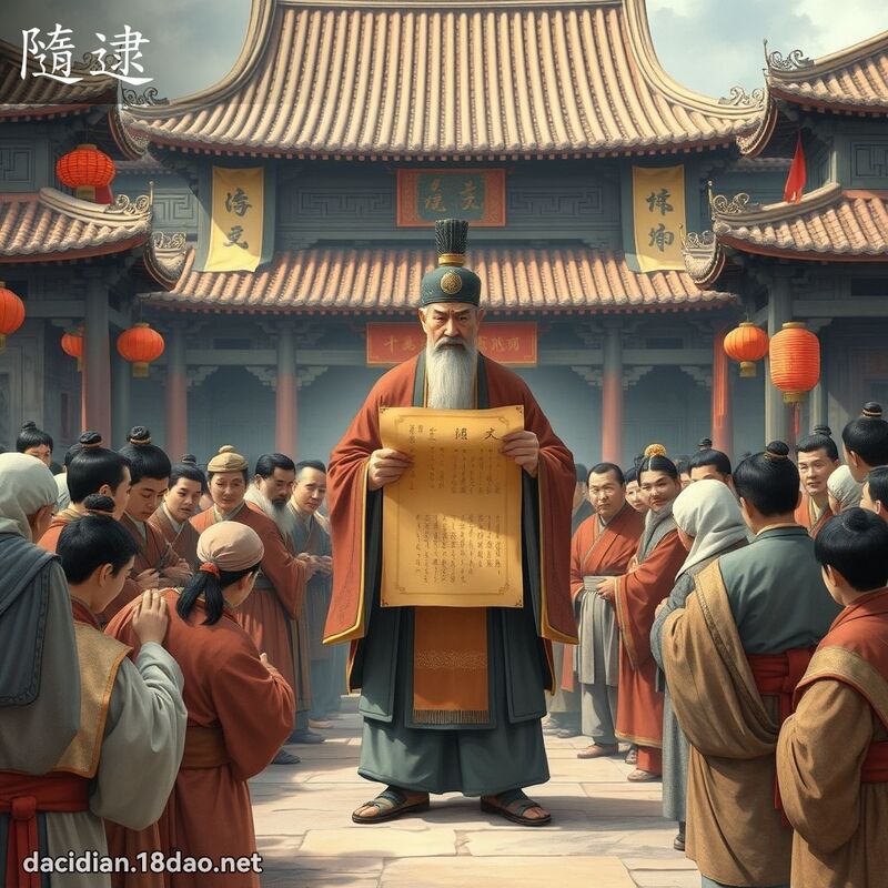 隨逮 - 國語大辭典配圖