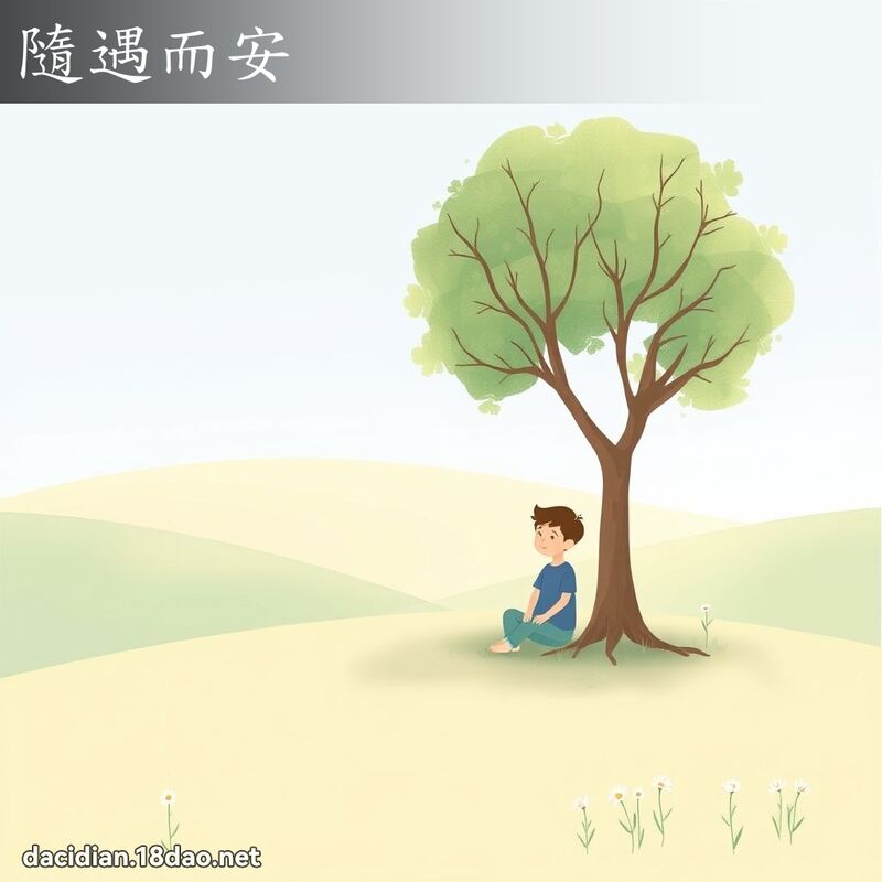 隨遇而安 - 國語大辭典配圖