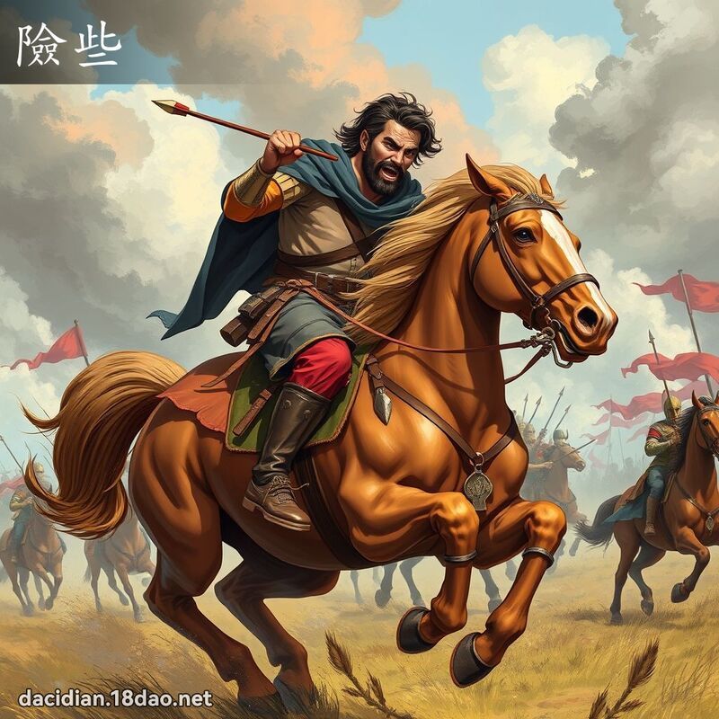 險些 - 國語大辭典配圖