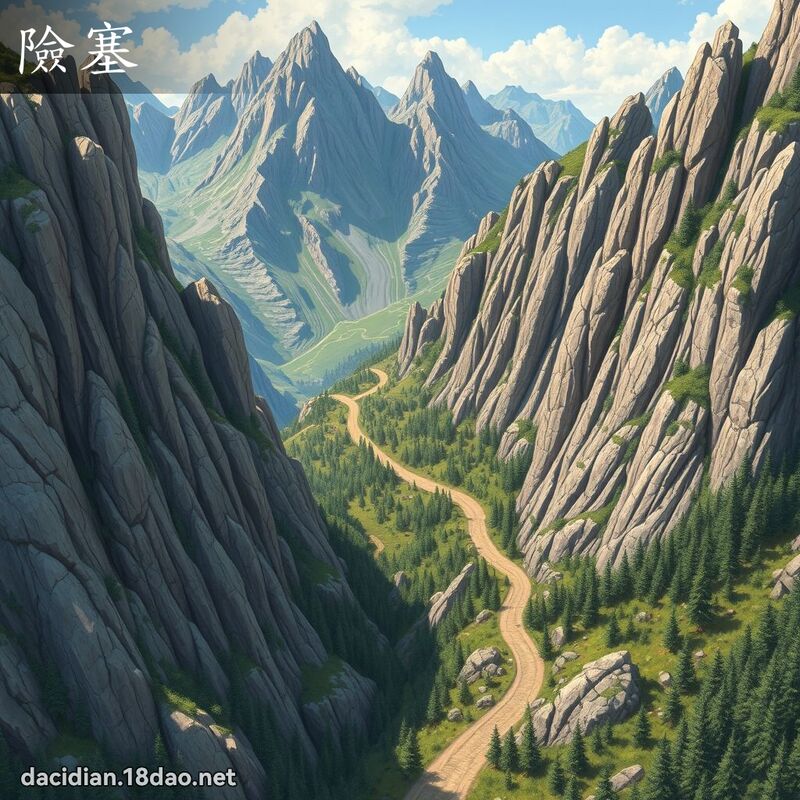 險塞 - 國語大辭典配圖