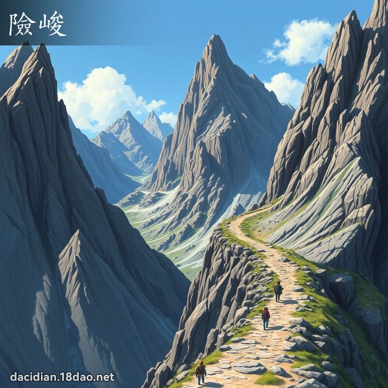险峻 - 国语大辞典配图