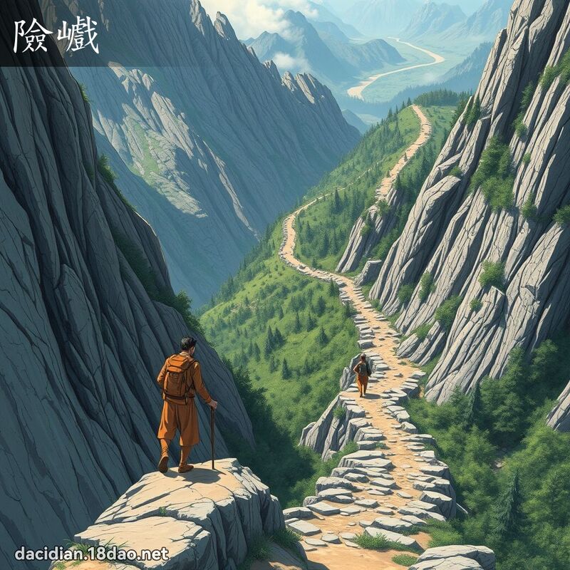 險巇 - 國語大辭典配圖
