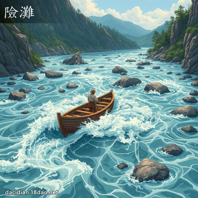 險灘 - 國語大辭典配圖